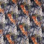 Satin Animal Print Kupfer - Ribes y Casals