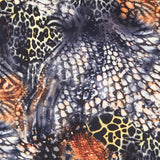 Satin Animal Print Kupfer - Ribes y Casals