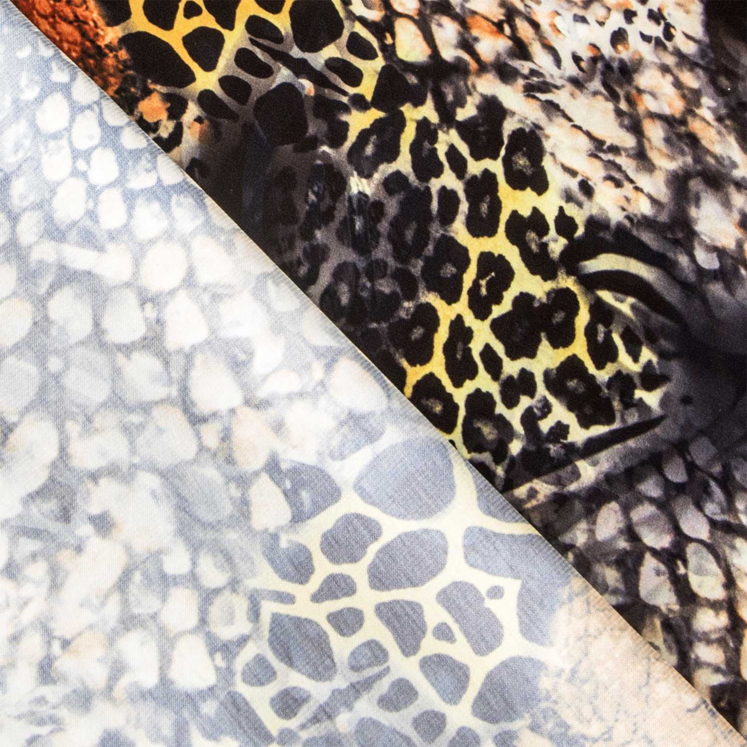 Satin Animal Print Kupfer - Ribes y Casals