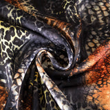 Satin Animal Print Kupfer - Ribes y Casals