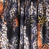 Satin Animal Print Kupfer - Ribes y Casals