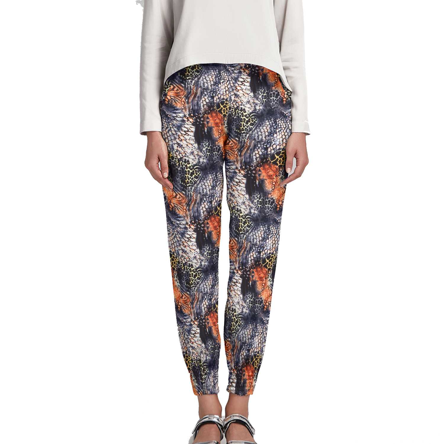 Satin Animal Print Kupfer - Ribes y Casals