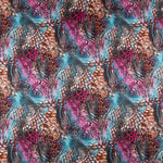 Satin Animal Print Flieder - Ribes y Casals