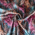 Satin Animal Print Flieder - Ribes y Casals