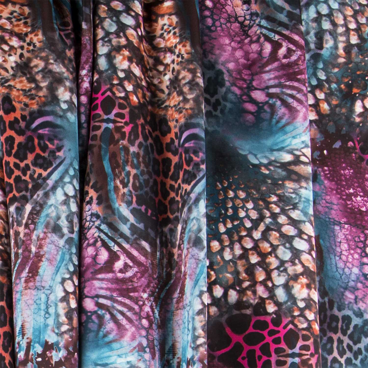 Satin Animal Print Flieder - Ribes y Casals