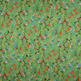 Satin Bambula Floral Grün - Ribes y Casals