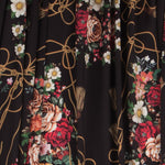Satin Bouquet Winter Schwarz - Ribes y Casals