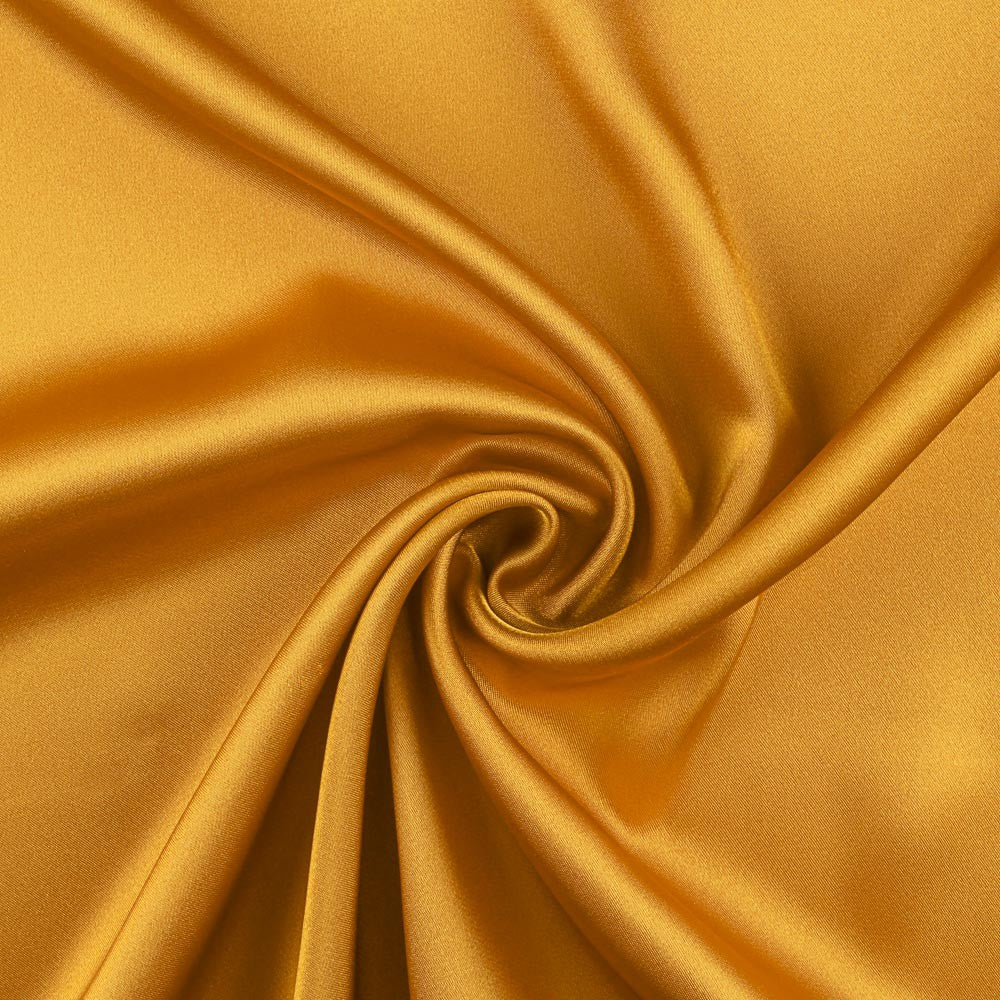 Senfgelber Polyester-Satin - Ribes y Casals
