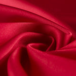 Rubinroter Polyester-Satin - Ribes y Casals