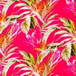 Fuchsia Tropical Digital Satin - Ribes y Casals