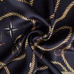 Satin Print Dunkelmarine - Ribes y Casals