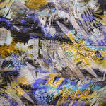 Satin Print Blau Mix - Ribes y Casals