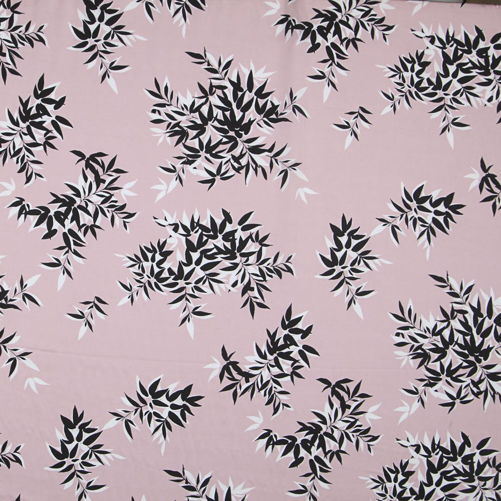 Satin-Blattdruck rosa - Ribes y Casals