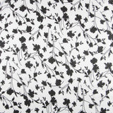 Satin Black Leaves Druck - Ribes y Casals