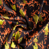 Satin Leopard Print Orange - Ribes y Casals