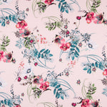 Blassrosa bedruckter Satin - Ribes y Casals