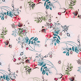 Blassrosa bedruckter Satin - Ribes y Casals