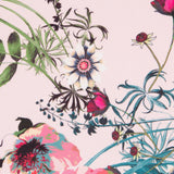 Blassrosa bedruckter Satin - Ribes y Casals
