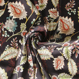Satin Indische Blume Schwarz - Ribes y Casals