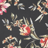 Schwarzer Blumensatin - Ribes y Casals
