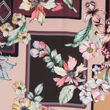 Satin Floral Winter Braun - Ribes y Casals