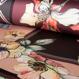 Satin Floral Winter Braun - Ribes y Casals