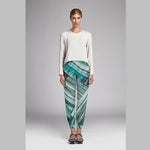Satin Kimono Flash Grün - Ribes y Casals