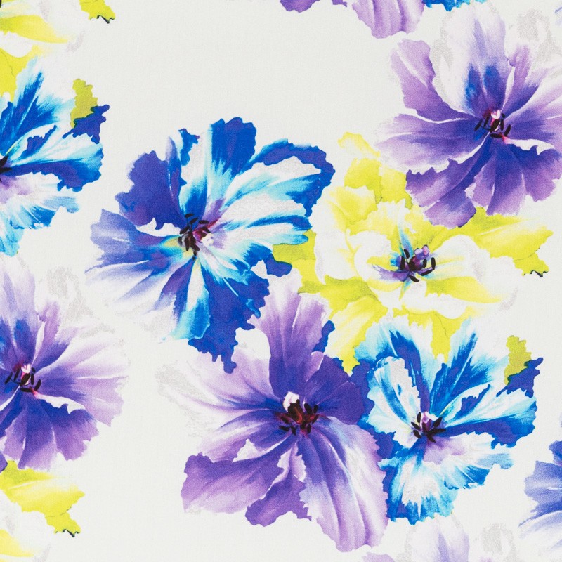 Satin Kimono Flor Lima - Ribes y Casals