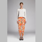 Satin Kimono Tropisch Orange - Ribes y Casals