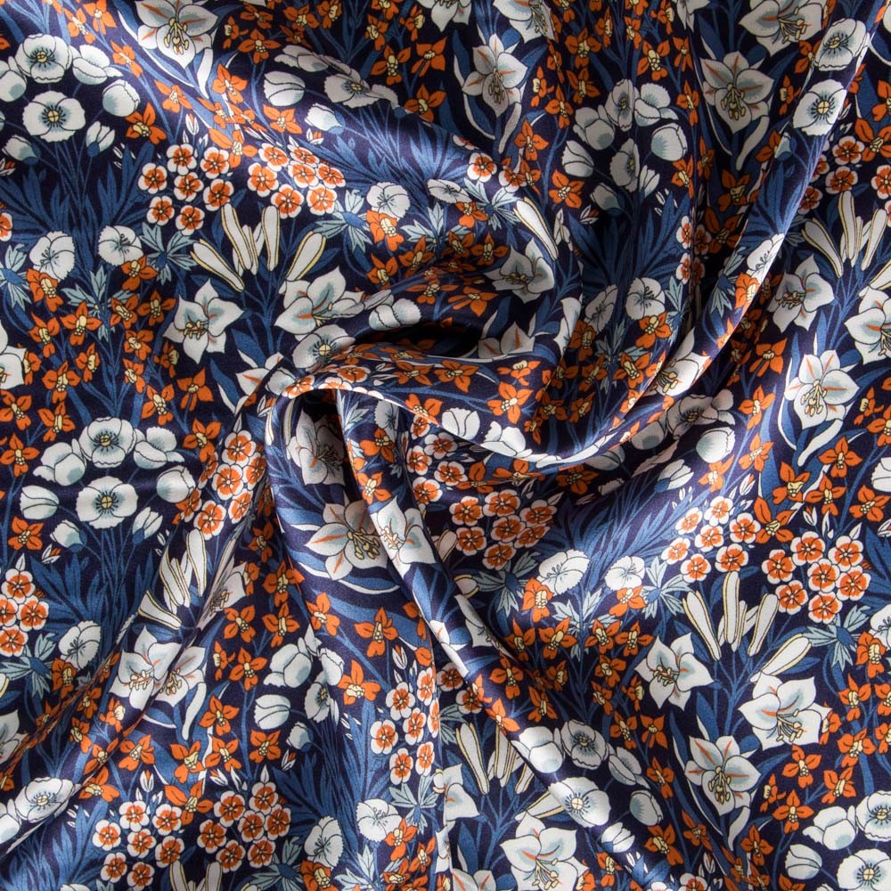 Satin Liberty London Blumenstrauß Blau - Ribes y Casals