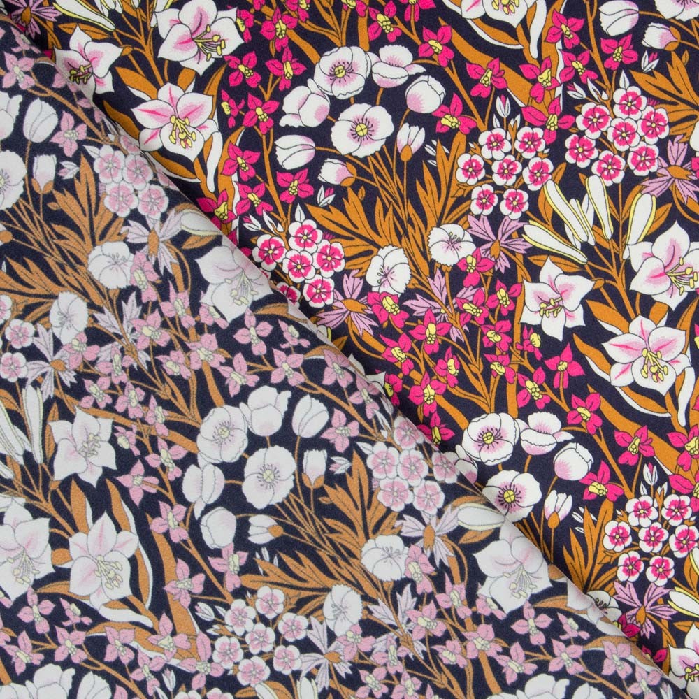 Satin Liberty London Blumenstrauß Fuchsia - Ribes y Casals