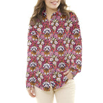 Satin Liberty London Blumenstrauß Fuchsia - Ribes y Casals