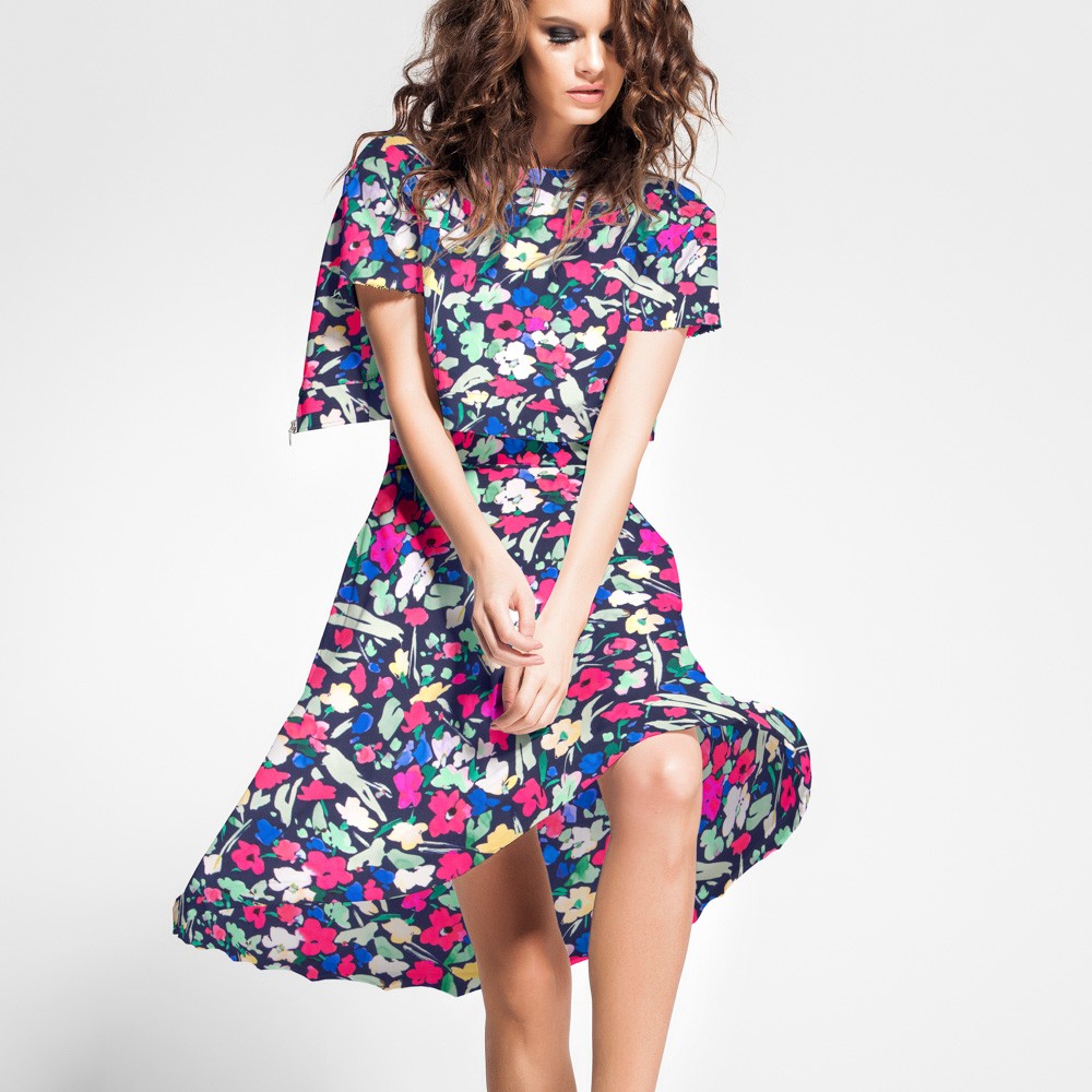 Satin Liberty London Blütenblätter Fuchsia - Ribes y Casals