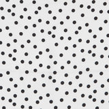 Schwarzer Polka Dot Satin - Ribes y Casals