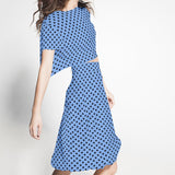 Celese Polka Dots Satin - Ribes y Casals