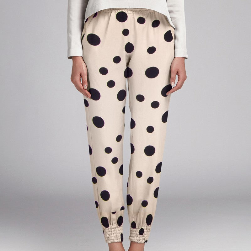Satin Polka Dots Creme - Ribes y Casals