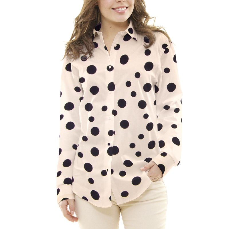 Satin Polka Dots Creme - Ribes y Casals