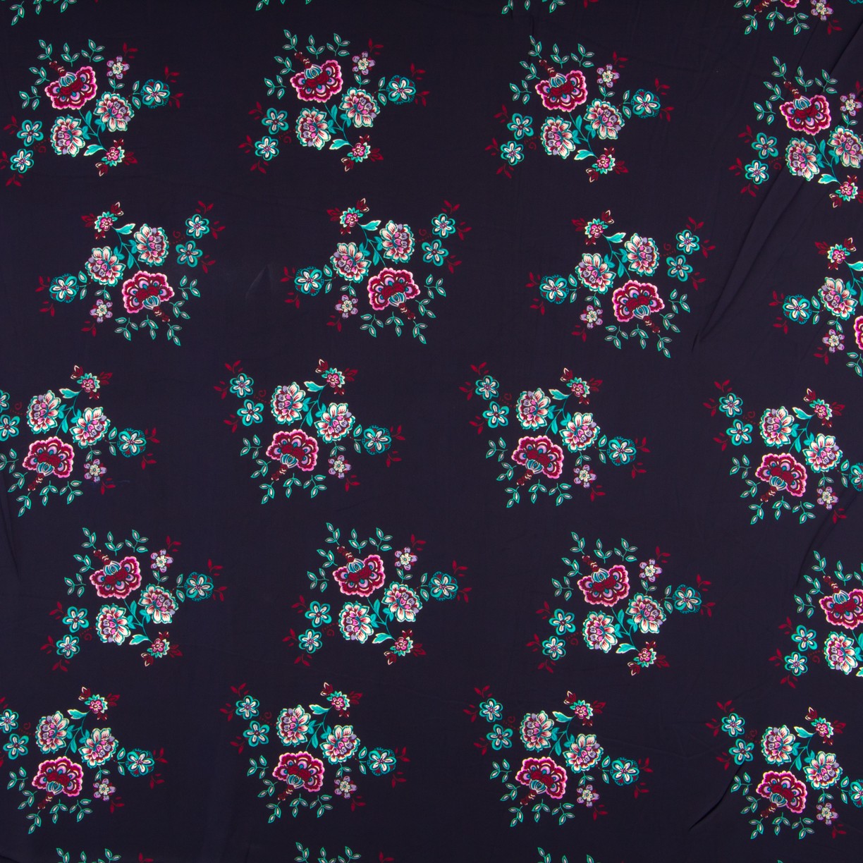 Satin Manila Marineblau - Ribes y Casals
