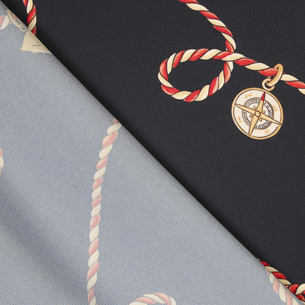 Satin Marine Mitternachtsblau - Ribes y Casals