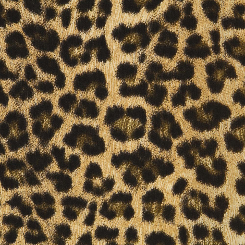 Satin Matt Leopard Kamel - Ribes y Casals