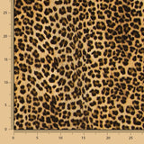 Satin Matt Leopard Kamel - Ribes y Casals