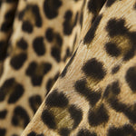 Satin Matt Leopard Kamel - Ribes y Casals