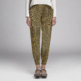 Satin Matt Leopard Kamel - Ribes y Casals