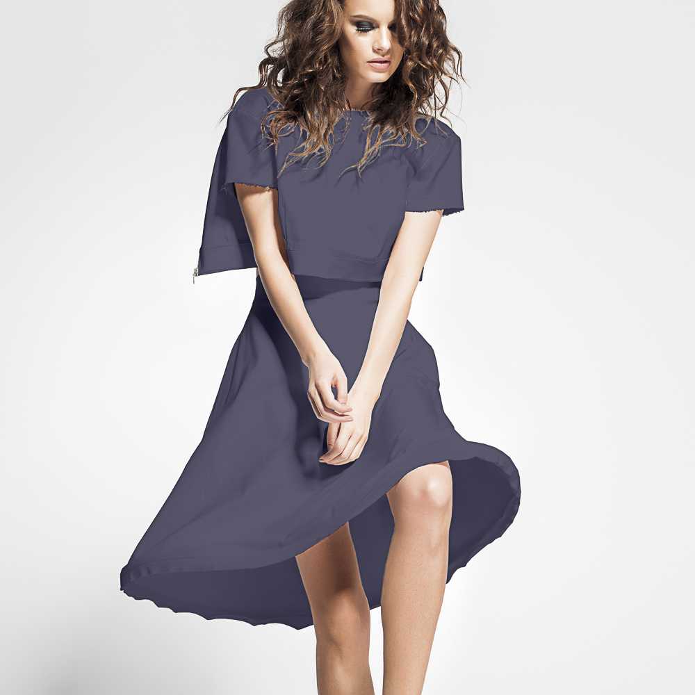 Satin Fashion Blau Abend - Ribes y Casals
