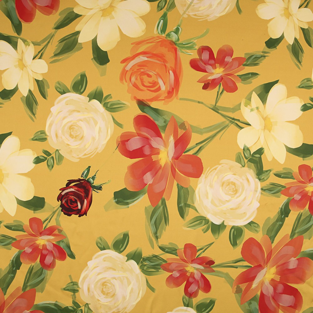 Satin Fashion Floral Ölgemälde Albero - Ribes y Casals
