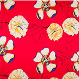 Satin Moda Hibiskus Rot - Ribes y Casals