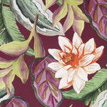 Satin Moda Wasserlilie Bourdeaux - Ribes y Casals