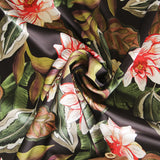 Satin Moda Wasserlilie Schwarz - Ribes y Casals