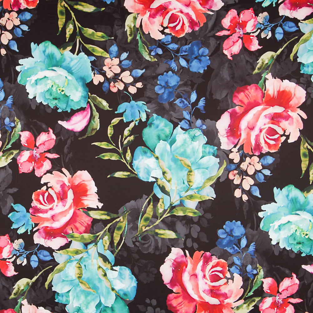 Satin Moda Blumensträuße Schwarz - Ribes y Casals