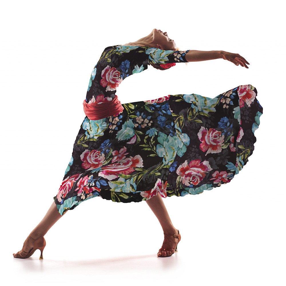 Satin Moda Blumensträuße Schwarz - Ribes y Casals